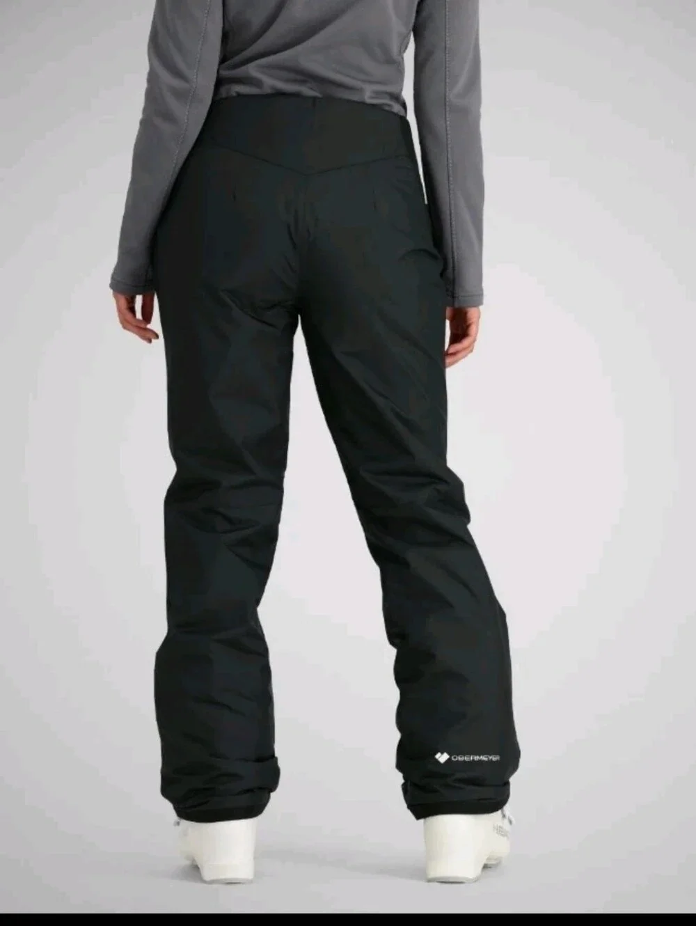 Obermeyer Womens Black Waterproof Ski Snow Winter Sugarbush Pant 4